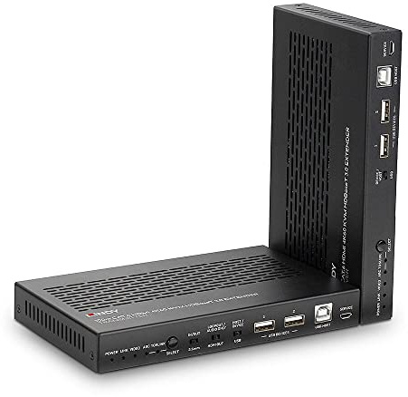 Lindy 100m Cat.6 HDMI 4K60 HDBaseT 3.0 KVM Extender