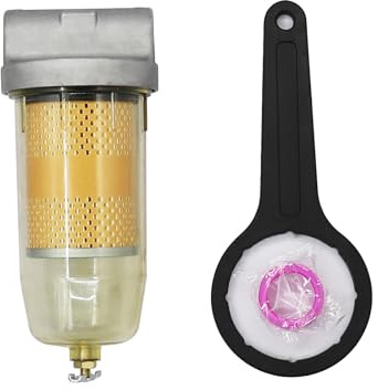 ZXTQWX 496 Fuel Tank Filter Assembly Gasoline and Diesel Water Separate 30 Micron Max 25 Gpm 150 Psi B10-AL