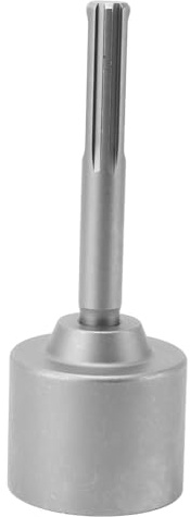 Driver per Pali per Terra Profonda, Driver per Pali a T, Driver per Chiodi da Terra Professionale, Driver per Pali a T SDS-Max, per L'inserimento di Pioli di Legno Martello (65 mm)