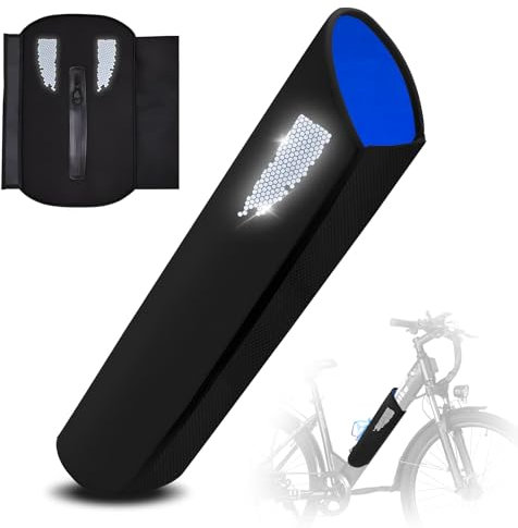E-Bike Akku Schutzhülle-[mit Flaschenhalterung Öffnung] - Sports E-Bike Akku Schutzhülle Für 32-40 cm Rahmenumfang-Schutz vor Kälte & Schmutz, eBike Transportschutz E-Bike Zubehör