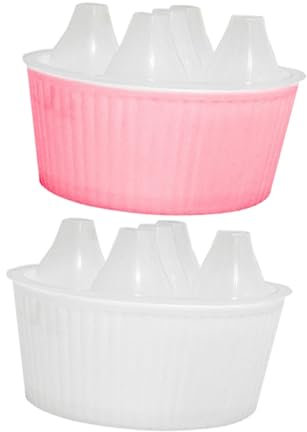 CAXUSD Vaso Idroponico Per Bulbi Di Tulipani Contenitori Per Fiori E Succulente Design A Cinque Fori Per Interni Scrivania E Coltivazione Senza Terreno