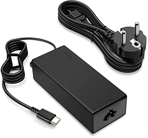 45W USB-C Charger compatible with Lenovo Chromebook Duet 3 (11) | Yoga 6 (13 AMD) 2-in-1, 100e (2nd Gen) (11.6), IdeaPad 3 CB-11AST05, IdeaPad 4G-14Q8C05 ADLX45YCC3G AC Type C Adapter
