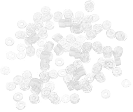 TEHAUX Rondelle Per Viti in Vinile Trasparente M4*10 * 1mm, Guarnizioni Piatte Isolate Resistenti Al Calore, Set Da 500 Pezzi Per Maniglie Porte Doccia e Fissaggi Riparazione