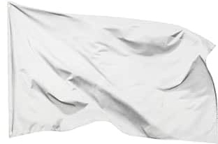 Bandiera auto-creare, bandiera bianca, 90 x 150 cm, resistente alle intemperie, con doppia cucitura e occhielli in ottone da dipingere, per feste in giardino, eventi aziendali e compleanni per bambini