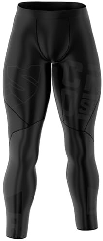 SMMASH Pantalon De Compression Hommes Leggings Legging Long Respirant Technologie Second Skin Jogging Sport Running Matériau Antibactérien