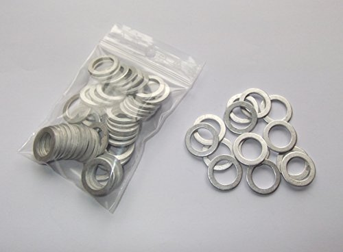 100 STÜCK Aluminiumringe Alu Dichtringe Dichtung AL 12x18x1,5 mm DIN7603 Form A