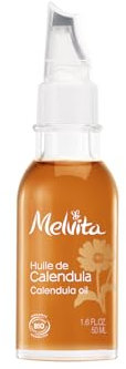 Melvita - Olio di Calendula - Oli di Bellezza - Lenitivo, Trattamento per Pelli Fragili e Reattive - Flacone in Vetro con Applicatore Preciso - 50 ml