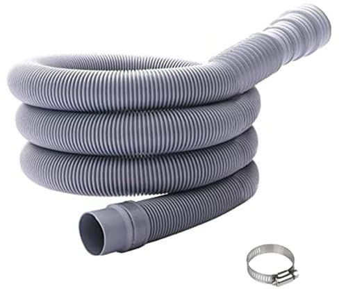 Ncheli Tubo di Scarico Per Lavatrice,Tubo di Scarico Flessibile Prolunga Scarico Lavatrice Kit di prolunga per tubo di scarico per lavatrice, asciugatrice, lavastoviglie