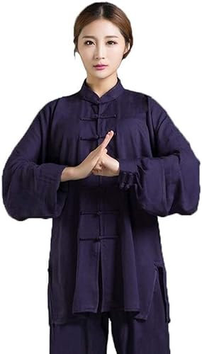 Kampfkunst Anzug Kung Fu und Tai Chi Uniform Tai Chi Kleidung Frauen, Männer Unisex Tai Chi Anzug Frauen Männer Kung Fu Uniformen Kampfkunst Primäre Baumwolle Chinoiserie ( Color : #5 , Size : F(xl)