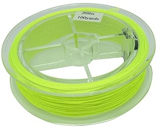 Fly Line Backing 20LB 100 Yards – Strong Dacron Fly Fishing Backing Line for Trout Reels – Smooth, Abrasion Resistant, High Visibility Colour