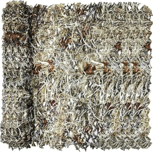 FullLit Camo Netting, Camouflage Netting, 4M Hunting Blind Camo Net, Army Party Decorations, Sunshade Fence Nets,Camo Mesh, Great for Camping,Photograph, Car Cover, Outdoor