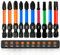 Magnetic Screwdriver Bits Set, 10PCS Screwdriver Bits Set for Impact Drill PH1 PH2 PH3 PZ1 PZ2 PZ3 T10 T20 T25 T30, 1/4 Inch Hex Shank 50mm Screwdriver Bits Compatible with Star, Pozidriv, Torx Head
