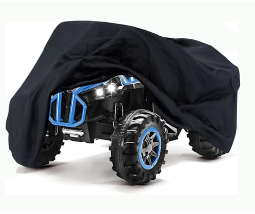ATV Covers Waterproof Quad Covers, 86'' XXL Size Windproof & Anti-UV 4 Wheeler Covers Used for Polaris Yamaha Suzuki Honda Kawasaki Kart