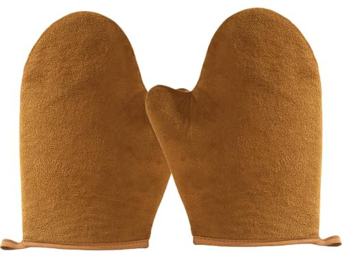 2 Pièces Applicateur De Gants Autobronzant, Applicateur De Lotion De Bronzage, Réutilisable Selfs Tan Mitt Sunless Gloves Applicator Pour Autobronzant Gelule, Huile Bronzante, Creme