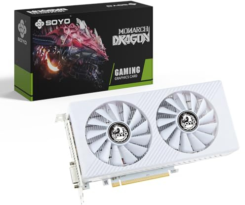 SOYO AMD Radeon RX580 Gaming Graphic Card with 8GB 256 Bit GDDR5 PCI Express x 16 3.0 Equipped with Dual Fans for Working,Gaming