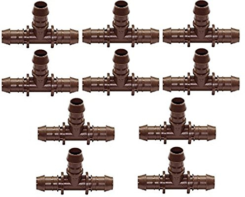 Rain Bird XFF T-Stück Verbinder für XF XFS und 17 mm PE-Rohr, 10 Stück