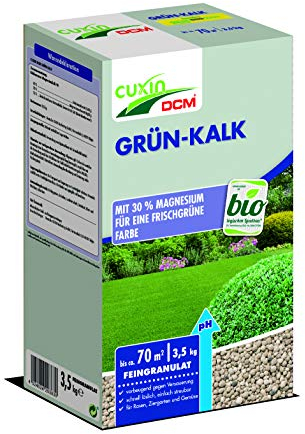 Cuxin Calcaire Vert pour Gazon 3,5 kg pour 70 m²