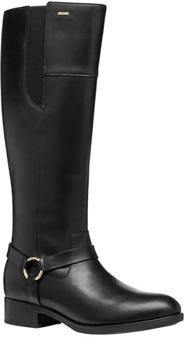 Geox D Felicity NP ABX B, Stivali alla Moda Donna, Nero, 39 EU