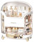 LucyStudio Organizador de Cosmético Antipolvo con Cajones Organizador de Maquillaje Gran Capacidad Transparente Soporte de Almacenamiento Cosmética Almacenaje Cosmeticos Cajas para Cómoda de Baño