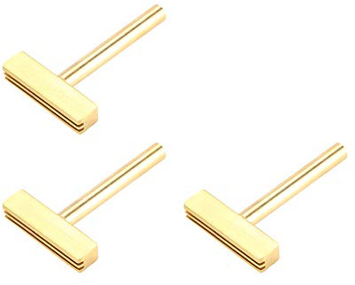 Pointes de Fer à Souder en T, Accessoires de Fer à Souder, Utilisations Larges 3 Pièces/ensemble Fil Souple avec Presse à Chaud pour la Réparation de Câbles Flexibles d'écran LCD