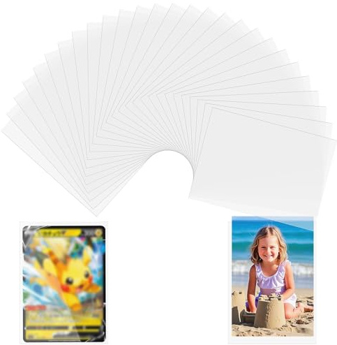 400 Pezzi Bustine Carte Trasparente, 66 x 91 mm Bustine Protettive Magic, Compatibile con Varie Carte da Collezione, Cartes da Gioco