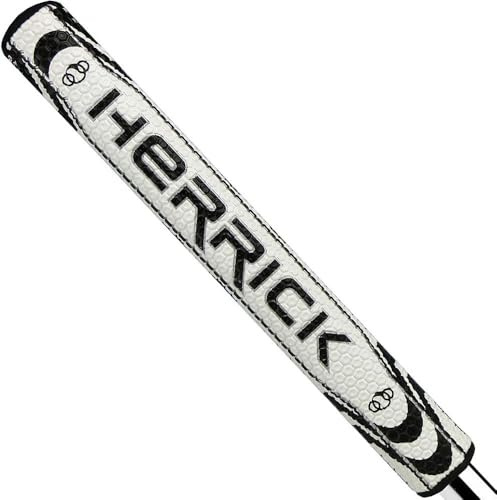 Empuñadura de putter de golf para hombre de 3pulgadas antideslizante material de poliuretano ligero portátil suave control para todo tipo de clima y amortiguación de vibraciones para un putt (Negro2)