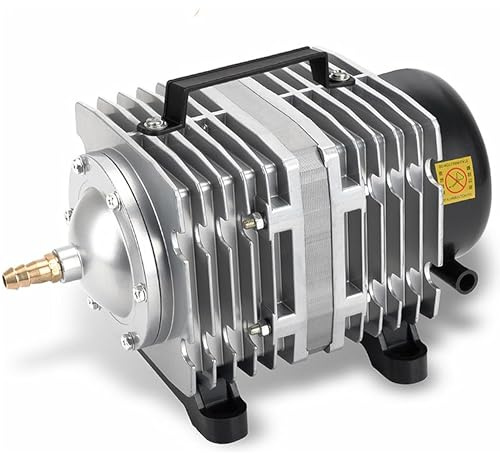 BestParts 400GPH/640GPH Commercial Air Oxygen Pump with 6 Outlets for Aquarium,Pond,Hydroponic Systems, 18W/25W (18W/400GPH)