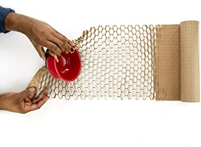 Scotch Cushion Lock Schutzfolie, 30,5 cm x 9 m, nachhaltige Verpackungslösung zum Verpacken, Versand und Umzug, keine Schere oder Klebeband erforderlich, tolle Alternative zu Luftpolsterfolie