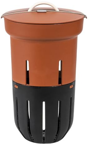 Moutta | Lombricompostador Terracotta para enterrar 12L | Para enterrar en tu maceta | Compostar tus residuos orgánicos | Perfecto para alimentar tus plantas