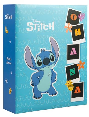 Disney Stitch Photo Album | Photo Book with 304 Pockets 13x20 cm, Slip In Photo Albums, Memory Book, Large Photo Album, Photo Gifts, Family Gifts | Stitch, Stitch Disney Gifts