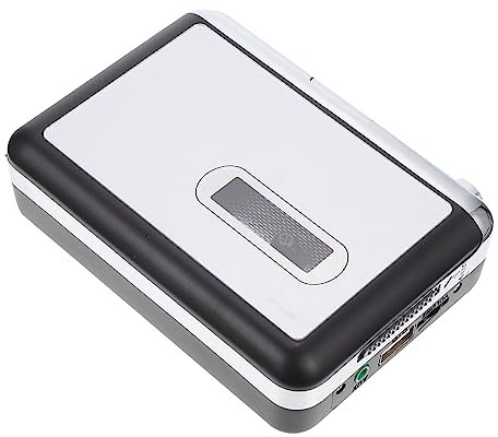 KOMBIUDA Reproductor De Convertidor De Casete para Escuchar Música Formato Digital Compatible Card y USB para Coleccionistas De Música y Reproductor De Audio Viajes