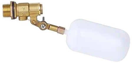 Wswqop Valvola a Galleggiante Da 1/2 Pollice con Braccio Regolabile, Valvola a Galleggiante per Abbeveratoio Da Giardino, Abbeveratoio per Cavalli, Abbeverat