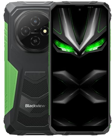 Blackview Fort 1 | 6,56 HD+ 90Hz | 18GB RAM + 256GB (hasta 2TB) | Verde | Smartphone Rugged | Android 15 | Cámara 16MP + 2MP | Batería 10000mAh | NFC | IP68/IP69K | Dual SIM | 2 años de garantía