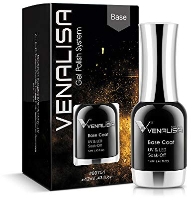 VENALISA 12ml Base Coat Gel Nagellack UV LED Soak off Unterlack No Wipe Für Gelnägel Gel Nagellack