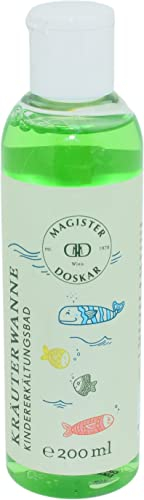 DOSKAR Kräuterwanne Kindererkältungsbad mit Thymianöl, 200 ml, APOTHEKENQUALITÄT