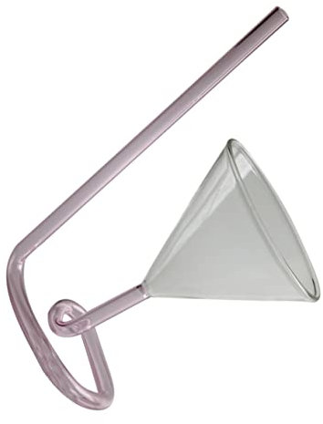 Cabilock Verre à Vin Forme De Spirale Coupe à Cocktail Avec Paille Gobelet à Toast Tasse à Vin Pour Boissons Chaudes Ou Froides