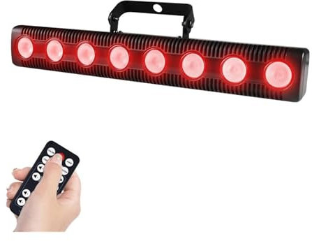 Luces LED RGBW for fiestas con sonido, luz estroboscópica musical, luces LED Par for DJ, luces de discoteca, lámpara de lavado RGBW, equipo de DJ for escenario, bodas, Navidad para fiestas de baile en