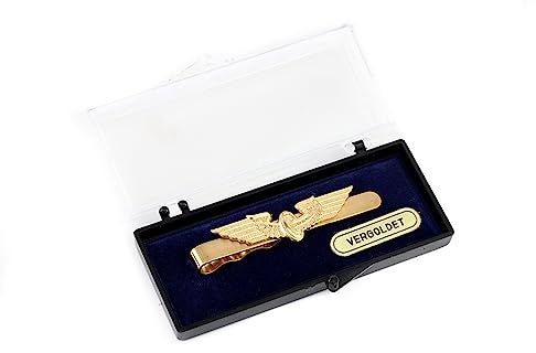 Zunftbedarfde Eisenbahn Krawattenschieber Krawattenklammer Flügelrad goldf. Geschenk