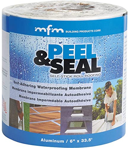 Mfm Building Product 50042 6X33.5' Peel & Seal, 6 in. x 33.5 Ft, Aluminum - Pack of 3