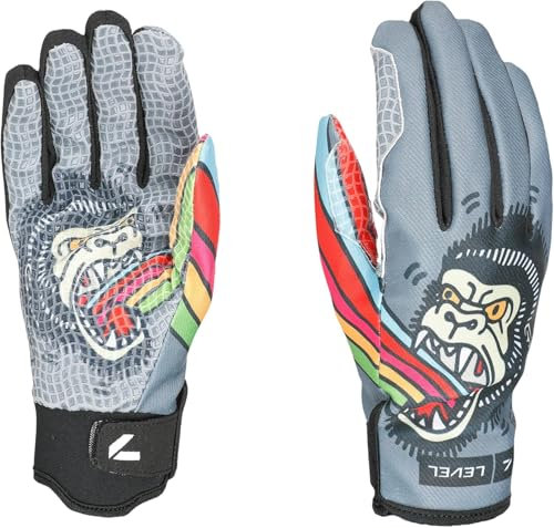 Level Web - Snowboard Handschuhe Herren und Damen aus Wasserfestem Stoff, Winterhandschuhe Herren und Damen Wasserdicht, Thermohandschuhe Unisex, Ideale für Skifahren und Snowboard - 1 Paar