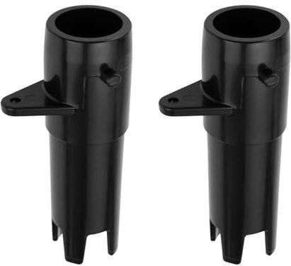 VGOL 2 Pezzi Adattatore Per Tubo Di Gonfiaggio E Sgonfiaggio Della Vasca Valvola Di Ricambio Per Valvola Di Sgonfiaggio Compatibile Con Bestway Compatibile Con Coleman Nero