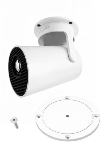 RusticHome Soporte para Proyector Salange HY300 Pro+ Y W@WLink W210/ Soporte Pared y Techo para Proyector/Estante para HY300 Pro+ Y W@WLink W210 Pared o Techo 1 Unidad Modelo Redondo