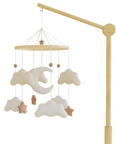 Lanttoe Bodenstehend Baby Mobile Halterung (Kuschelmond)