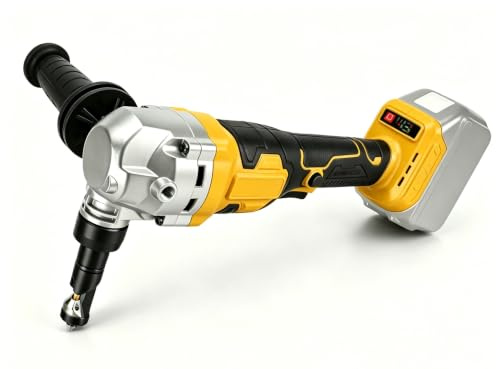 Grignoteuse Sans-Fil, Grignoteuse Métal Sans Fil Compatible Avec Dewalt 18v | 950W 3.5m/min Grignoteuse à tôle, Cisaille à Tôle Grignoteuse de Tôle, Tête de Grignoteuse Rotative Pour Couper