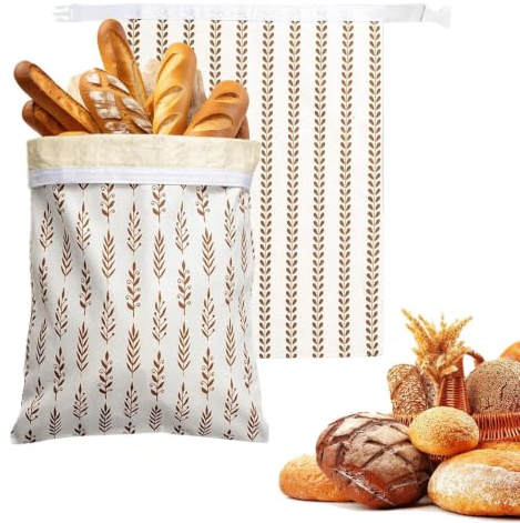 Sac à réutilisable Conservation Alimentaire Grande Capacité Lavable | Sacs en Coton Ciré Abeille à Pâte Pour adultes, femmes, hommes, amoureux et