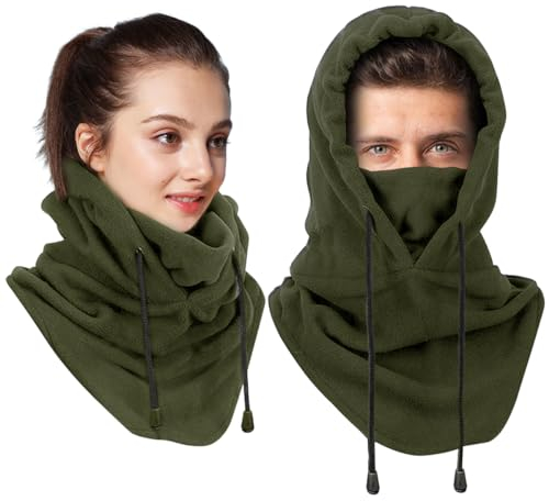 VICTERR Sturmhaube Winter Gesichtsmaske Herren Damen Fleece Balaclava Skimaske Winddichte Motorradmasken Halswärmer Sturmhaube Gesichtshaube für Fahrrad Motorrad Snowboard Outdoor Sport Unisex
