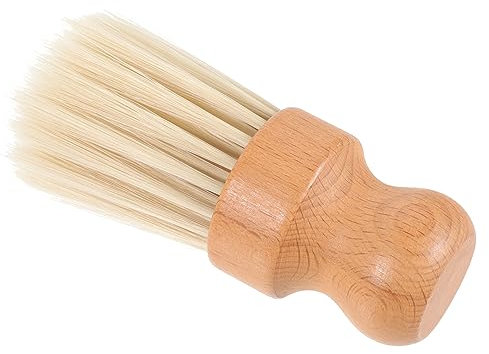 Gogogmee Brosse à Main pour Nettoyer Poussière Meubles avec Manche Bois pour Voiture Clavier Appareils Électroménagers