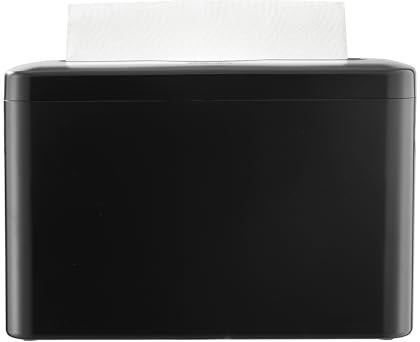 Modundry Distributeur Essuie Mains, Distributeur Papier Toilette Essuie Main pour Papier Format Plié, pour Un Usage Commercial et Domestique, Peut Contenir 200 Papiers (Noir)