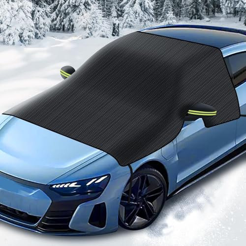 YCPHR Auto Windschutzscheiben Abdeckung für Transporter (T6.1) Kombi 2019 2020 2021 2022 2023 2024 2025, Wasserdicht Faltbar Scheibenabdeckung, Autoabdeckung Eisschutzfolie Winter