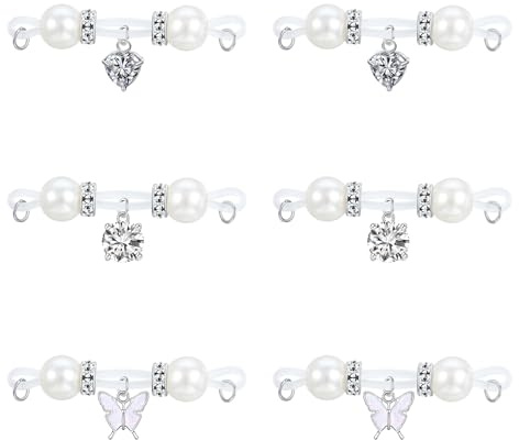 MODRSA 3 Pairs Fake Nipple Jewellery, Adjustable Elastic Nipple Piercing Jewelry with Beads Zirconia, Cute Non-Piercing Fake Nipple Rings for Women,Gold